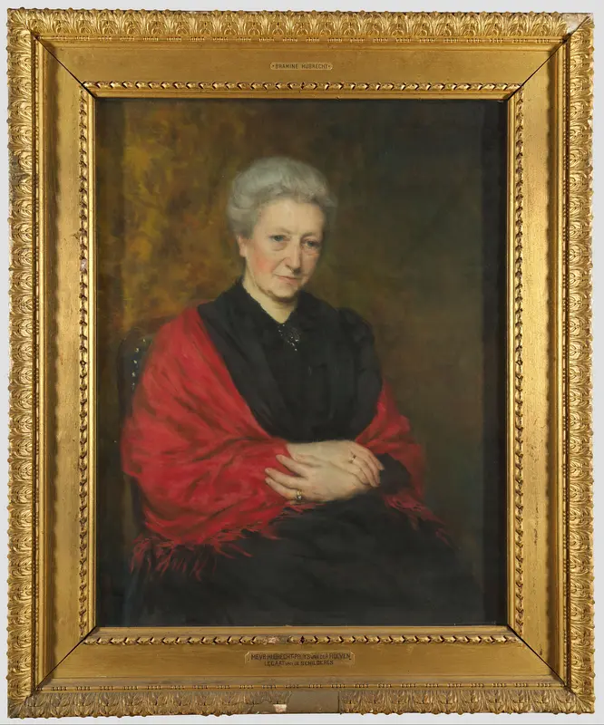 Maria Pruys van der Hoeven (1824-1901). Echtgenote van Paul François Hubrecht (1829-1902) en moeder van de kunstenares Wall Art by Bramine Hubrecht - High-Resolution Digital Print