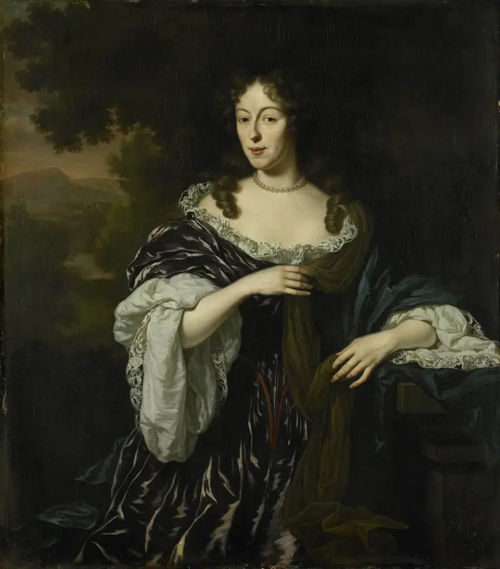 Maria Schaep (1658-1725), echtgenote van Hendrick Bicker Wall Art by Michiel van Musscher - High-Resolution Digital Print