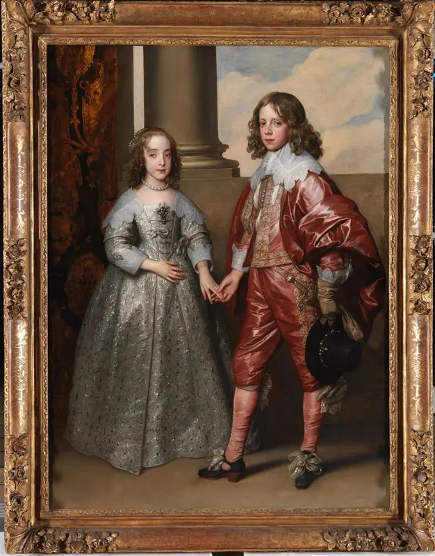 Maria Stuart en Willem II Wall Art by Anthony van Dyck - High-Resolution Digital Print