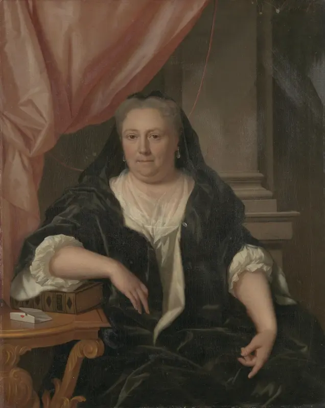 Maria van Citters (1684-1752). Echtgenote van Caspar Adriaen Parduyn Wall Art by Philip van Dijk - High-Resolution Digital Print