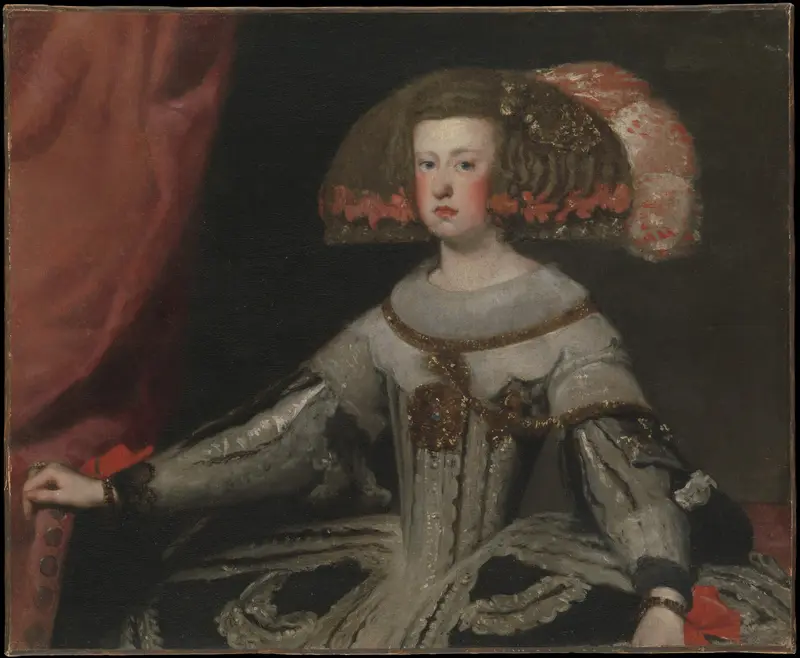 Mariana of Austria (1634–1696), Queen of Spain Wall Art by Velázquez - High-Resolution Digital Print