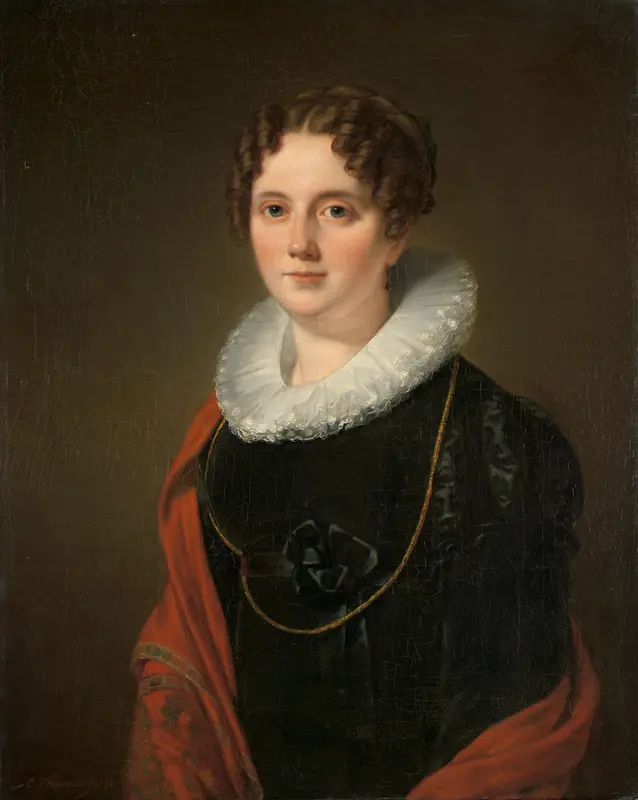 Marie Allebé-Herckenrath, Grandmother of the Painter August Allebé Wall Art by Unknown - High-Resolution Digital Print