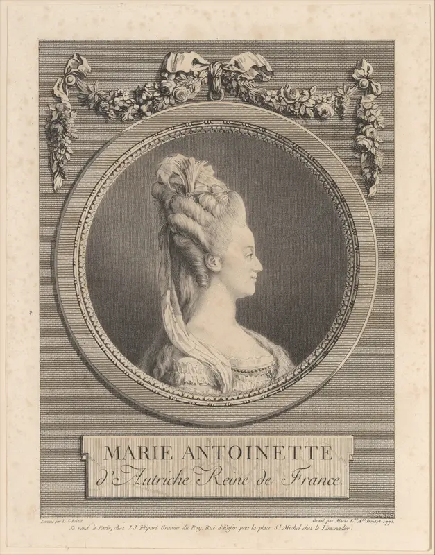 Marie Antoinette Wall Art by Marie Louise Adélaide Boizot - High-Resolution Digital Print