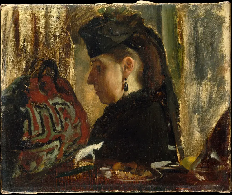 Marie Dihau (1843–1935) Wall Art by Edgar Degas - High-Resolution Digital Print