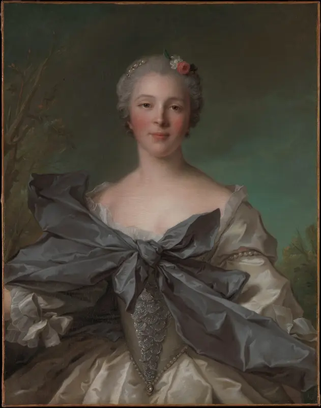 Marie Françoise de La Cropte de St. Abre, Marquise d'Argence (born 1714) Wall Art by Jean Marc Nattier - High-Resolution Digital Print
