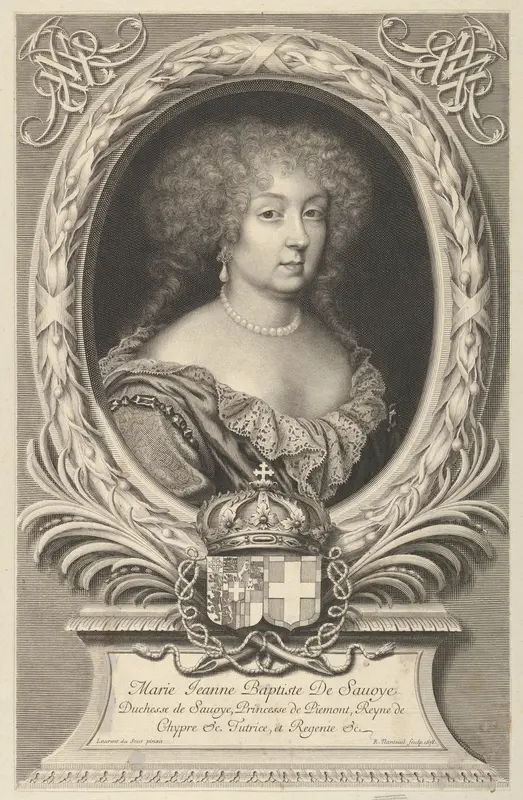 Marie Jeanne Baptiste de Savoie-Nemours Wall Art by Robert Nanteuil - High-Resolution Digital Print