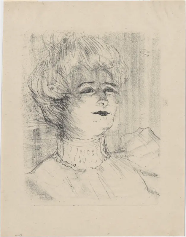 Marie-Louise Marsy Wall Art by Henri de Toulouse-Lautrec - High-Resolution Digital Print