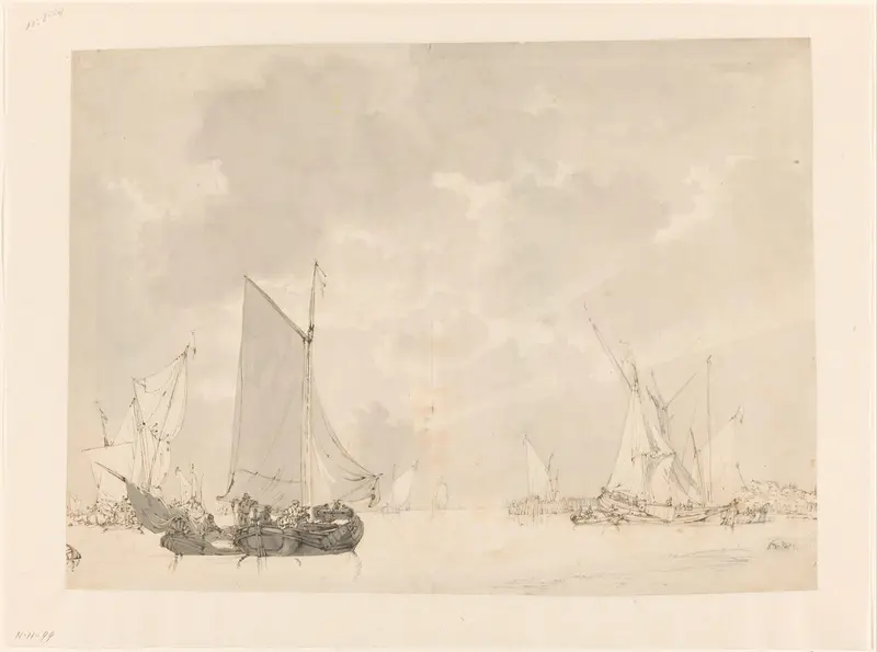 Marine Wall Art by Johannes Christiaan Schotel - High-Resolution Digital Print