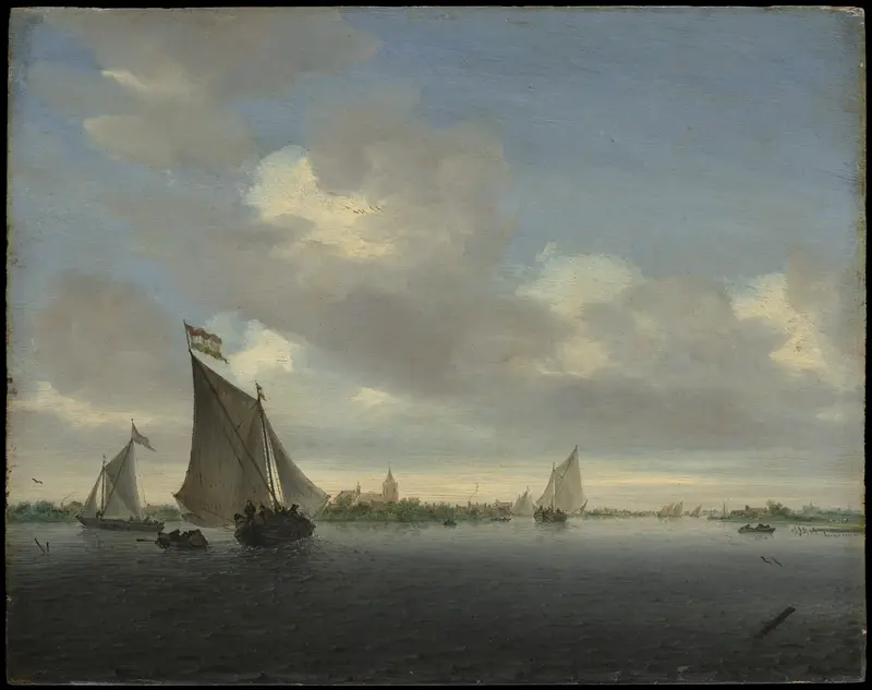 Marine Wall Art by Salomon van Ruysdael - High-Resolution Digital Print