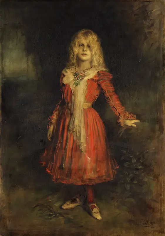 Marion Lenbach (1892–1947), the Artist's Daughter Wall Art by Franz von Lenbach - High-Resolution Digital Print