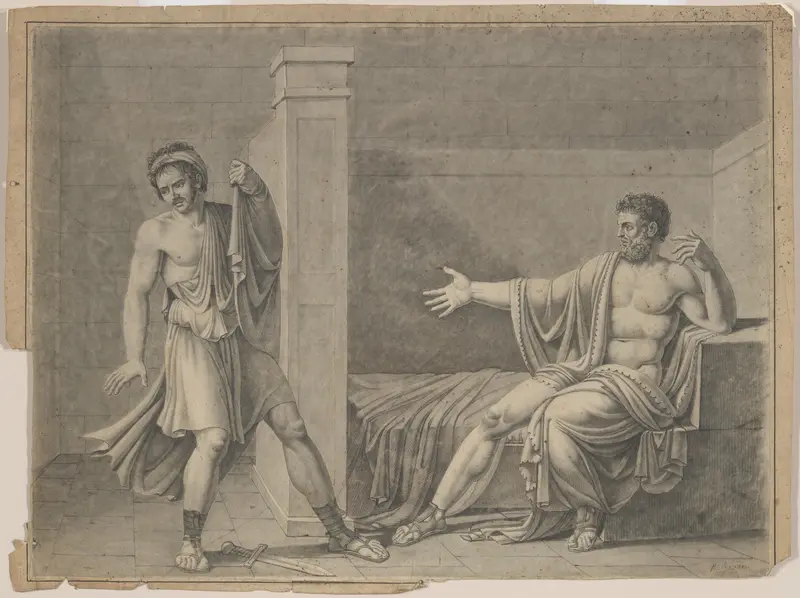 Marius at Minturnae Wall Art by Jean Germain Drouais - High-Resolution Digital Print