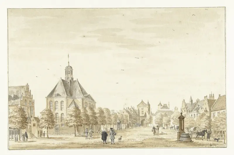 Markt te Emmerik Wall Art by Jan de Beijer - High-Resolution Digital Print