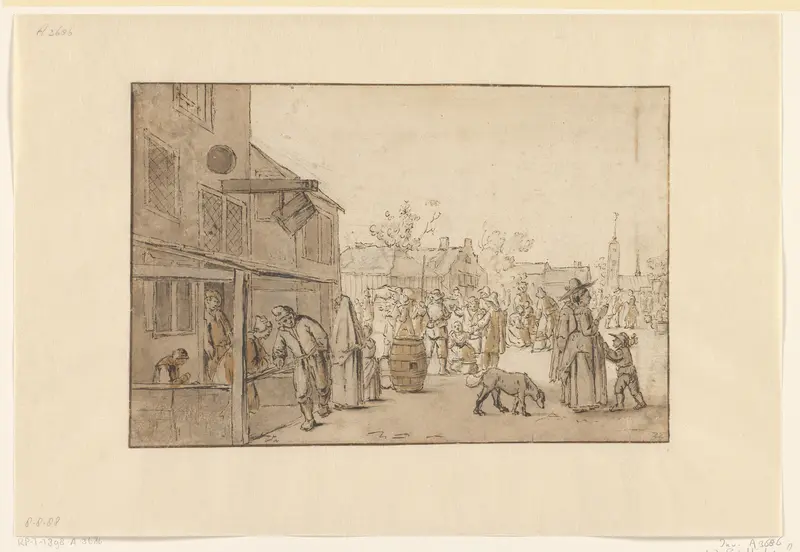 Marktscène Wall Art by Unknown - High-Resolution Digital Print