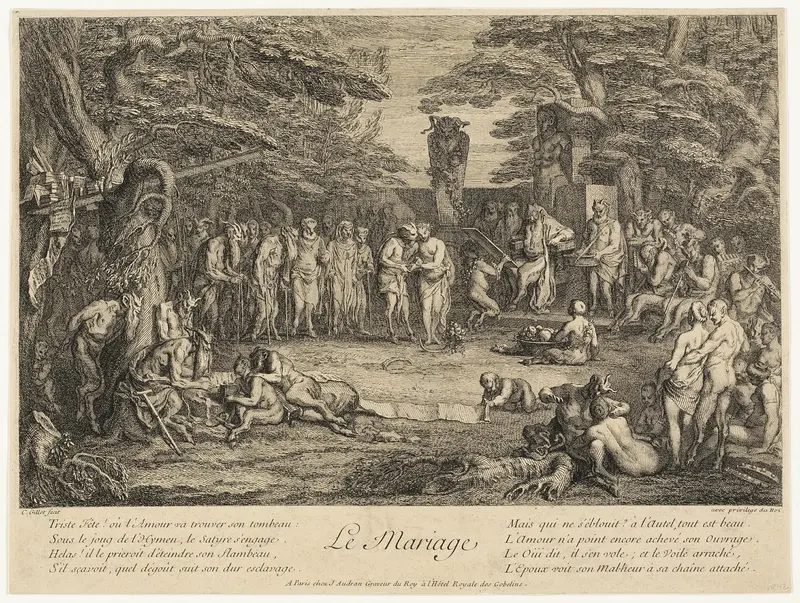 Marriage Wall Art by Claude Gillot - High-Resolution Digital Print