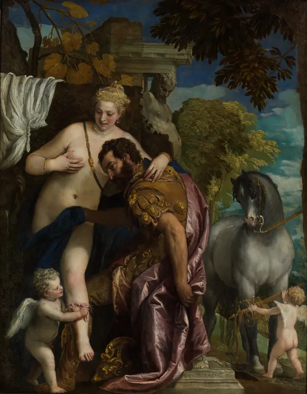 Mars and Venus United by Love Wall Art by Paolo Veronese (Paolo Caliari) - High-Resolution Digital Print