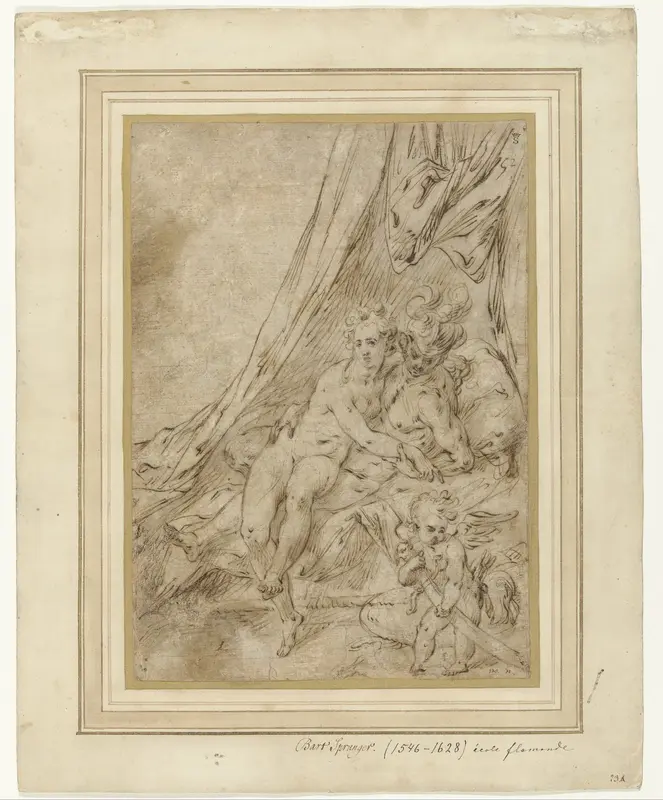 Mars en Venus Wall Art by Hans Speckaert - High-Resolution Digital Print
