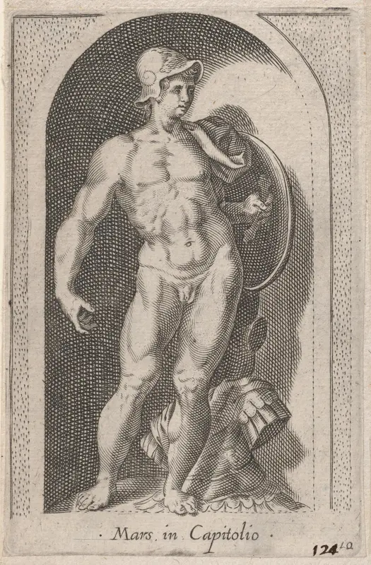 Mars (Mars in Capitolio), from "Speculum Romanae Magnificentiae" Wall Art by Anonymous - High-Resolution Digital Print