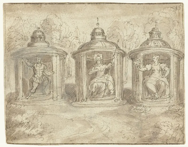 Mars, Pallas Athena en Victorie Wall Art by Jan Snellinck (I) - High-Resolution Digital Print