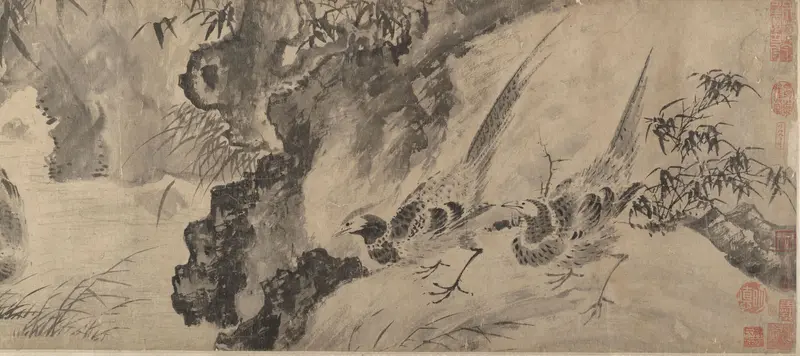 Marsh Scene with Birds