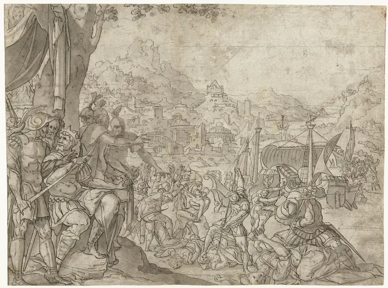 Martelaarschap van de heilige Ursula en de elfduizend maagden Wall Art by anonymous - High-Resolution Digital Print