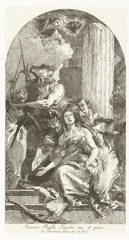 Martelaarschap van Heilige Agatha Wall Art by Unknown - High-Resolution Digital Print