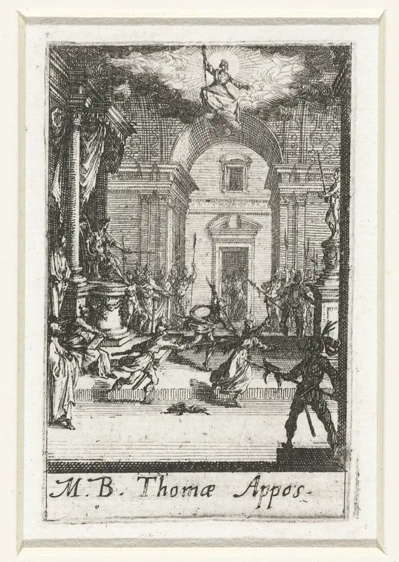 Martelaarschap van Tomas Wall Art by Jacques Callot - High-Resolution Digital Print