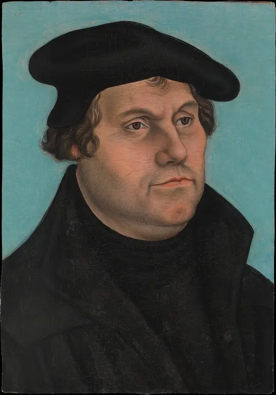 Martin Luther (1483–1546) Wall Art by Lucas Cranach the Elder - High-Resolution Digital Print
