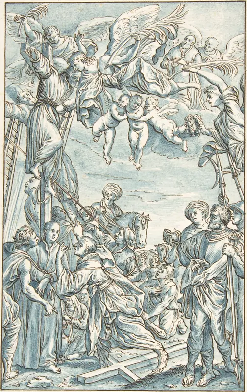 Martyrdom of a Saint Wall Art by Anonymous, German, 19th century - High-Resolution Digital Print