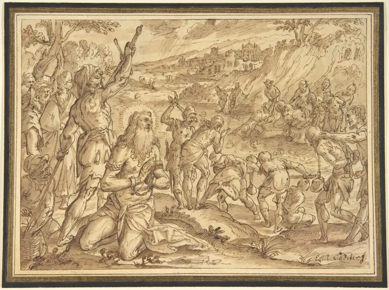 Martyrdom of a Saint Wall Art by Anonymous, Netherlandish or German - High-Resolution Digital Print