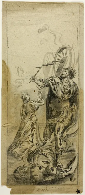 Martyrdom of Saint Catherine Wall Art by Godfried Maes - High-Resolution Digital Print