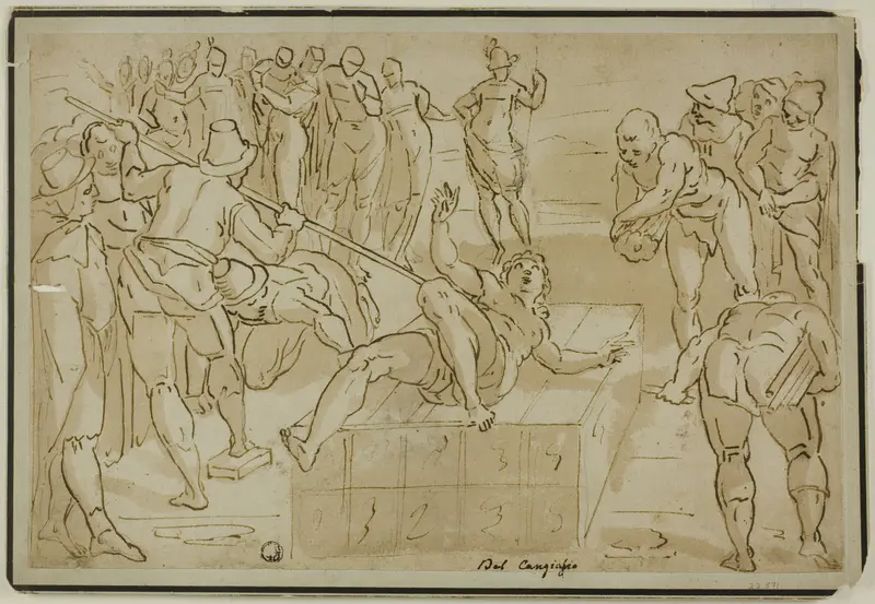 Martyrdom of Saint Lawrence Wall Art by School of Luca Cambiaso - High-Resolution Digital Print