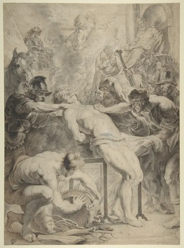 Martyrdom of Saint Lawrence Wall Art by Peter Paul Rubens - High-Resolution Digital Print