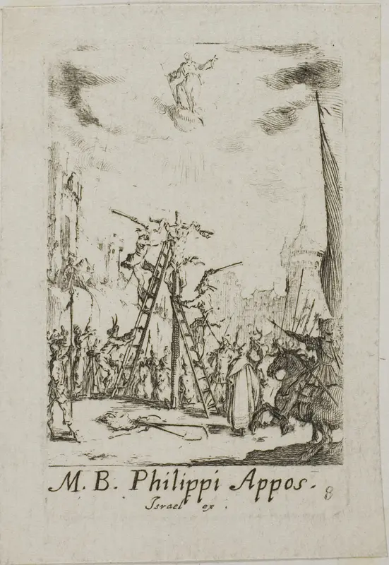 Martyrdom of Saint Phillip, plate eight from The Martyrdoms of the Apostles