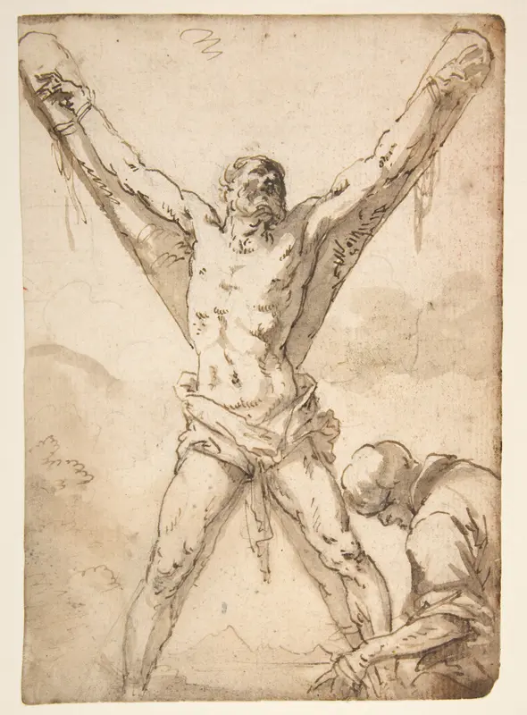 Martyrdom of St. Andrew Wall Art by Salvator Rosa - High-Resolution Digital Print