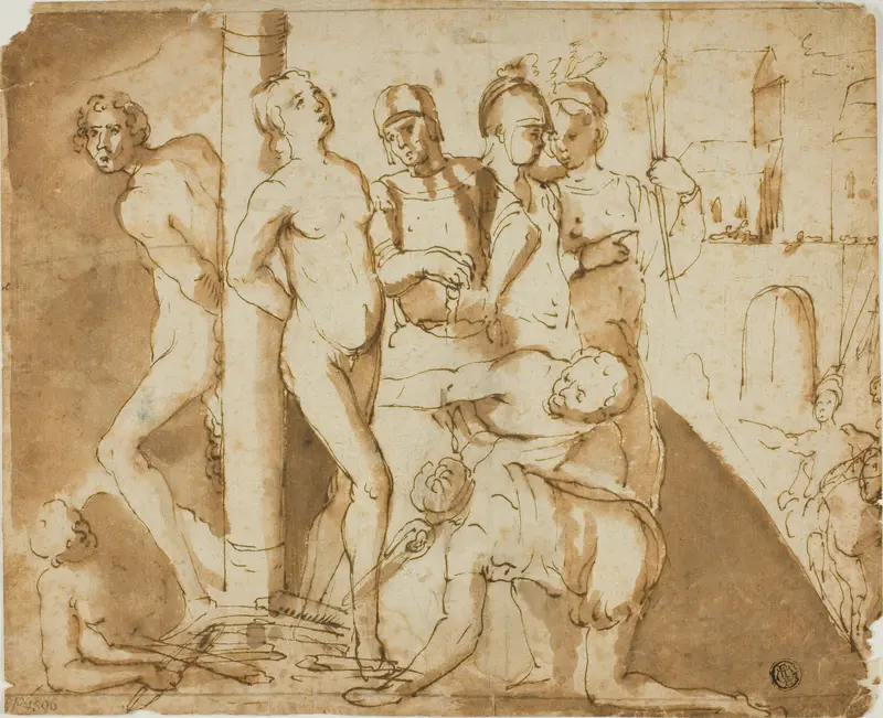 Martyrdom of Two Saints Wall Art by Unknown artist - High-Resolution Digital Print