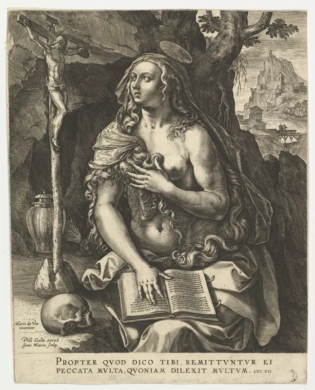 Mary Magdalen Wall Art by Maerten de Vos - High-Resolution Digital Print