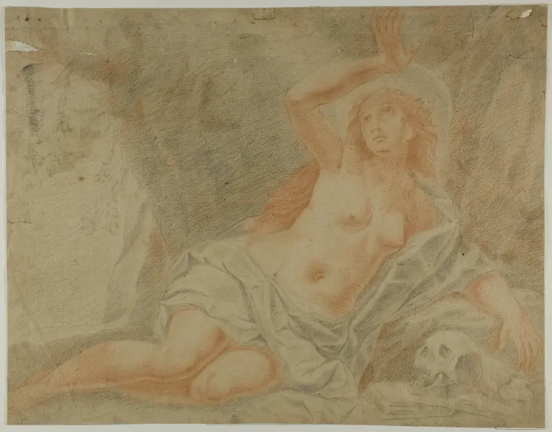 Mary Magdalene Wall Art by Claude Mellan - High-Resolution Digital Print