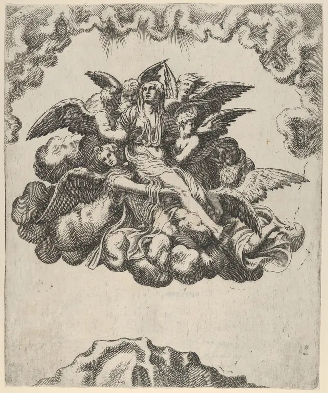 Mary Magdalene Carried to Heaven