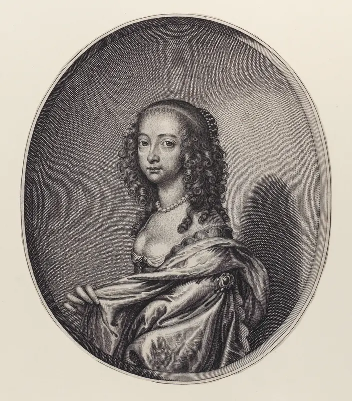 Mary, Princess of Orange Wall Art by William Faithorne the Elder - High-Resolution Digital Print