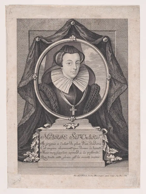 Mary, Queen of Scots Wall Art by Jakob Andreas Fridrich the Younger - High-Resolution Digital Print