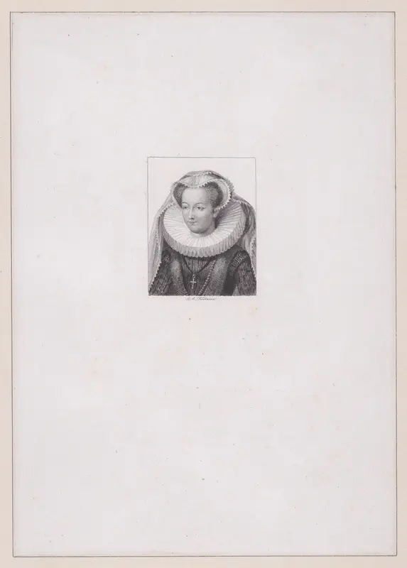 Mary, Queen of Scots Wall Art by Jean-Mathias Fontaine - High-Resolution Digital Print