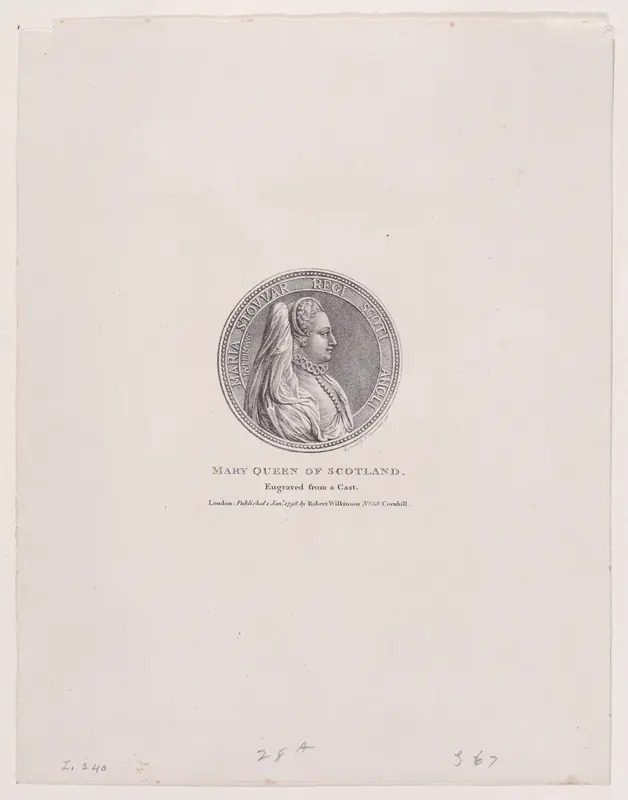 Mary, Queen of Scots Wall Art by Niccolò Schiavonetti - High-Resolution Digital Print