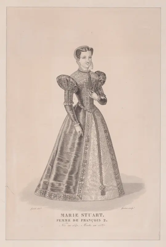Mary, Queen of Scots Wall Art by Georges Jacques Gatine - High-Resolution Digital Print