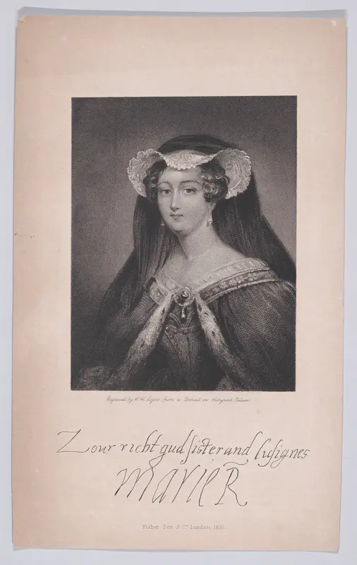 Mary, Queen of Scots Wall Art by William Home Lizars - High-Resolution Digital Print