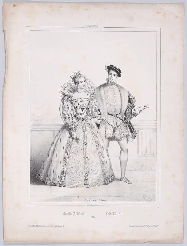 Mary, Queen of Scots and Francis II Wall Art by Alexandre Lacauchie - High-Resolution Digital Print