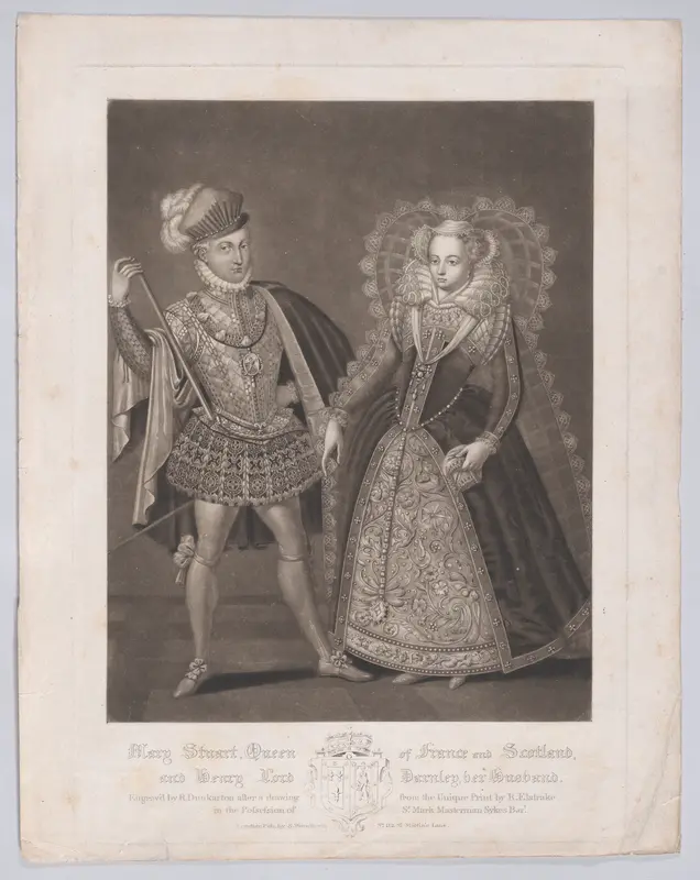 Mary, Queen of Scots and Lord Darnley Wall Art by Robert Dunkarton - High-Resolution Digital Print