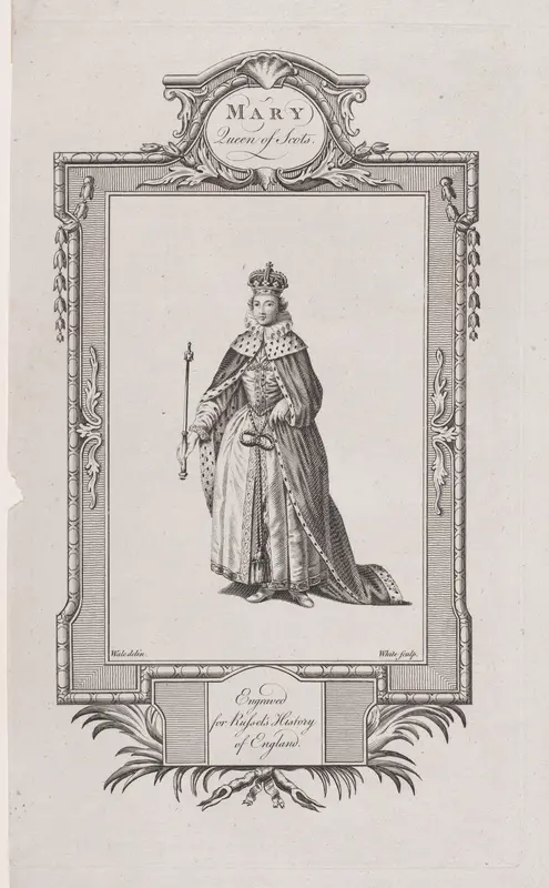 Mary, Queen of Scots (from "A New and Authentic History of England") Wall Art by Charles White - High-Resolution Digital Print