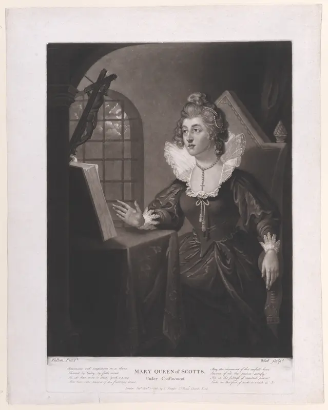 Mary, Queen of Scots, Under Confinement Wall Art by William Ward - High-Resolution Digital Print