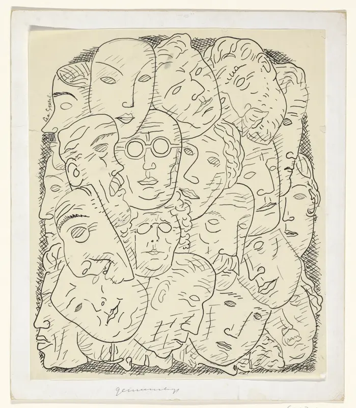 Maskers Wall Art by Unknown - High-Resolution Digital Print