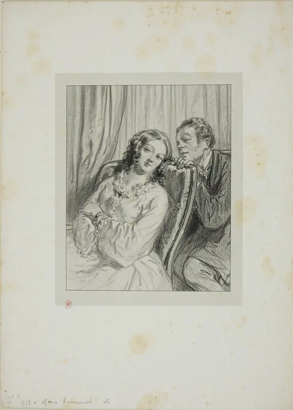 Masks and faces: Mme. Beauminet